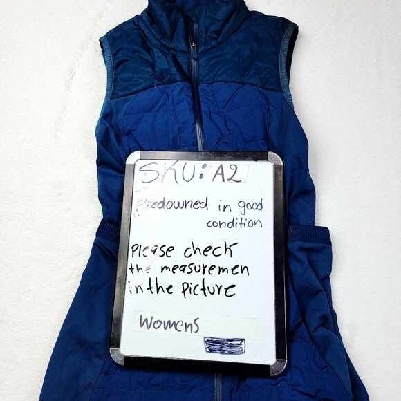 Lululemon Women's Psychic Blue Down for It All Running Full-Zip Puffer Jacket 2 - Picture 7 of 7